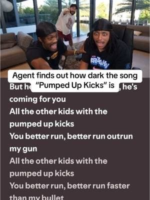 Agent finds out how dark the song “Pumped Up Kicks” is @Agent @D’Aydrian Harding #fyp #agent00 #daydrianharding #foryou #xyzbca #fypツ #trending #viral #streamer #twitch #amp #agent00clips #agent00edits #agent 