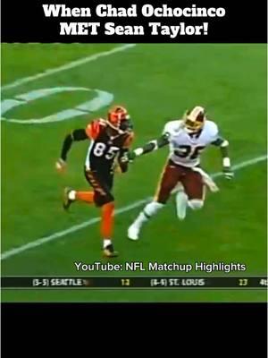 Chad Johnson Vs Sean Taylor #fyp #nfl #ochocinco #chadochocinco #chadjohnson #ocho #seantaylor #seantaylor21 #bengals #cincinnatibengals #whodey #washingtonredskins #redskins #washingtoncommanders #commanders #nflfootball #nflhighlights #nfltiktok #wrvsdb #nfledits #nfledit #footballedit 