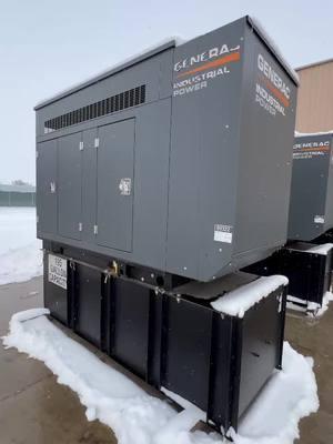 Rain, sleet or snow… these (4) Generacs have to ship out! The show must go on. Do you need standby power for your business? We sell new, surplus and used 60 Hz units worldwide. How much power do you need. Call (866) 518-1240 we can help! #generac #snowstorm #poweroutage #standbypower