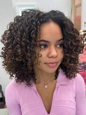 Curly cut and highlights💕 #fyp #curlyhair #curls #fypシ #curlyhairroutine #curlyhighlights #curlycut #curlyhairstylistnj #fyppppppppppppppppppppppp #k18 