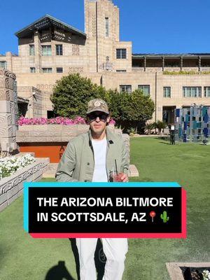 A historic architectural masterpiece in Scottsdale Arizona. Let’s go tour The Arizona Biltmore 📍 #arizona #luxuryhotel #luxuryresort #scottsdale #architecture #brutalism #luxuryhotel #biltmore #hoteltour 