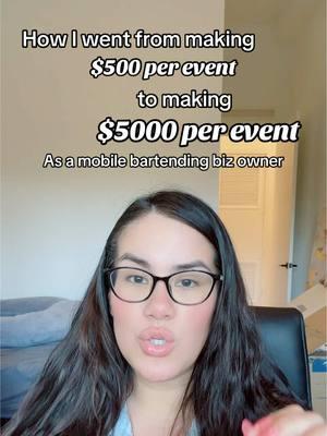 How I went from making $500 per event to making $5000 per event with my mobile bartending business #eventbusiness #mobilebartender #mobilebartendingbusinesstips #luxurymarket #luxuryeventmarket #mobilebartending 