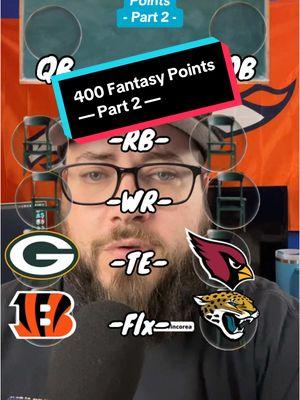 400 Fantasy Points: Part 2 #acshear #nflfilter #coltswalterpicks #400fantasypoints 