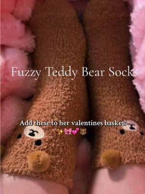 SO CUTE & under $3!!! 😍✨ #giftsforher #fuzzysocks #cozy #OOTD #ValentinesDay #TikTokShop #socks #giftideas 