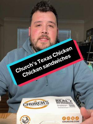 Church’s Texas Chicken sandwiches! #churchstexaschicken #churchschicken #chickensandwiches #fastfood #foodreview #foodcritic 