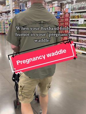 Between the low baby, the pressure and the sciatic pain, we have the waddle down pat. Also, no one get bent out of shape over him making fun of me. Our relationship is built on roasting each other and I wouldn’t have it any other way 😂 #pregnancy  #meninpregnancy #husbandsandwives #marriagehumor #pregnancywaddle #lowbaby #babyislow #waddling #sciatica #paininpregnancy #painandpressure #husband #husbandandwifecomedy #waddlingaround #hesamess #roastingeachother #funinrelationship #funmarriage #mybestfriend #makingfunofme #silly #playingaround #hethinkshesfunny #gottalovehim 