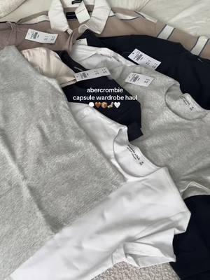 abercrombie capsule wardrobe haul 💭🤎📦🧦🤍 #abercrombie #abercrombiehaul #abercrombiestyle #abercrombiepartner #abercrombieandfitch #haul #hauls #capsulewardrobe #capsulewardrobestyle  @abercrombie 