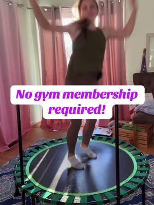 Start the new year with the most fun workout at the comfort of your home #trampoline #rebounder #homeworkout #cardioworkout #cardioathome #weightloss 