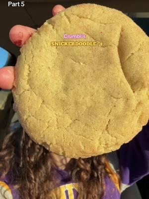 Part 5: reviewing @Crumbl ✨SNICKERDOODLE ✨ // full review already up on my page!!! ___ #snickerdoodle #cinnamoncookies #snickerdoodles #cinnamoncookie #crumblcookies #crumbl #crumblreview #crumbltiktok #crumbltasteweekly #crumblcookiesoftheweek #crumblcookie #crumblesqueen🥰💝 #crumblflavors #crumblcookiesmn #crumblcookiesreview #crumbltaste #crumblcookieflavors #cookiereview #cookies #cookiesoftiktok #crumblecookie #crumblecookiereview #crumblecookies #crumblrun #cookierun #muckbang #muckbangeatingshow #foodreview #reviews #honestreview #honestcrumblreview 