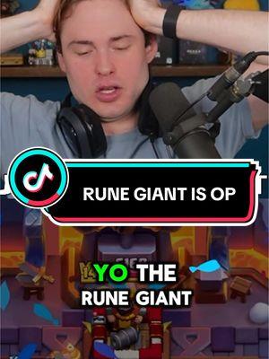 RUNE GIANT IS OP!!! #clashroyale #crl #streamer #GamingOnTikTok #WhatToPlay #juicyjcr 