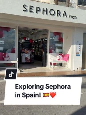 Come with us to our first @sephora by the water —in Spain, in Marbella no less! ❤️ We were in Spain for the holidays, and here is some footage of us exploring curiously to see what Spain’s Sephora had that we don’t back home—and some of it really surprised me!  First off, the layout! The bays were micro gondolas (so cute! but I think this is because it's a smaller store....) and the store was split right down the middle: fragrance on one side, makeup on the other. But y’all know me—I needed to know: what’s the best-selling brand here? I had questions! Stay tuned for part two to find out Spain’s top beauty brands… 👀 And for some of the deeper dives we did on some brands I’ve never tried before! #sephora #sephoraspain #spain #traveltok #travelvlog #Vlog #BeautyTok #thelipsticklesbians 