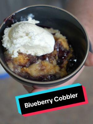 Crockpot Blueberry Cobbler -2 cans blueberry pie filing -1 Box yellow cake mix -2 Sticks butter 1)Dump 2 cans of blueberry pie filing in crockpot 2)Top with entire box of cake mix evenly 3)cutting butter into squares, spread over top of cake mix 4)cook on high 3hrs or til all cake mix is browned 5) serve warm with ice cream for that special touch 6) share this video with a friend that needs to save this one for later #blueberrycobbler #3ingredientsrecipes #crockpot #holmescooking 