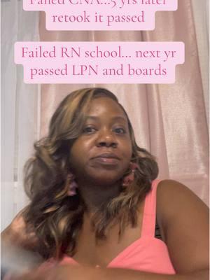 Failed cna exam..failed nursing school…single mama..but never let that stop me from succeeding! 💞💪🏽✨🫶🏽💃🏽🙌🏾 . . #nursingschool #rnschool #lpnschool #rn #lpn #cna #cnaexam #nursecoach #careercoach #remotejobs #remotework #singlemama 