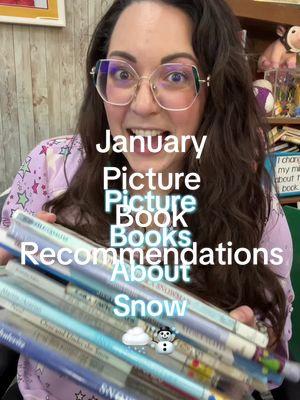 January means books about snow, snowmen, and winter animals! 🌨️☃️❄️  #schoollibrarian #librariansoftiktok #picturebooks #picturebookrecs #booksforkids #winterbooks #winter #snow #BookTok #booksuggestions #Inverted 