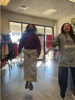 Yippie! 🥳😜 Jumping for joy because we have a hoodie drop this Saturday! We will be releasing some of your favorite hoodies and sweatshirts - perfect for this colder weather heading our way! Come shop with us! 🛍️🛒   - #fyp #foryoupage #platoscloset #platosclosetnewnan #donjulio #hoodiedrop #outerwearevent #jump #jumping #jumpforjoy #coldfront #winter #winterweather #event @haleigh green @makayla harper 