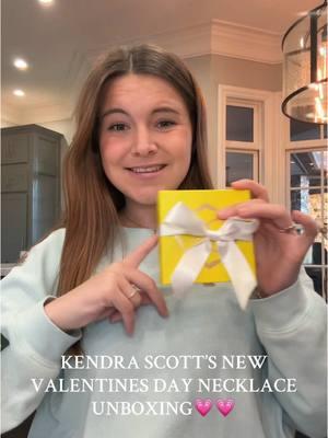 KENDRA SCOTT VALENTINE’S NECKLACE!! #kendrascottpartner #kendrascott #ksambassador #unboxing #valentinesdayinspo  #kendrascottgem #jewelryinspo #fyp @Kendra Scott  