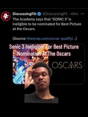 Are we ever gonna see a animated film nominated for best picture at the Oscars?! Geeeezzzz 😒 #sonic3  #sonicthehedgehog #sonic3movie #sonic #knuckles #shadowsonic #animatedtiktok #animatedfilm #animatedmovie #filmtok #movietok #viralvideo #fypシ゚viral 