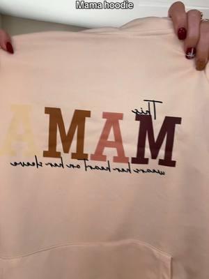 This Mama Wears Her Heart On Her Sleeve Hoodie #mothersdaygift #thismamawearsherheartonhersleeve 