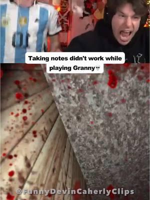 Dumb and Dumber in a nut shell😭😂 (Twitch- Devin_caherly)  #devinanddylan #devincaherly #funny #granny #grannyhorrorgame #fails 