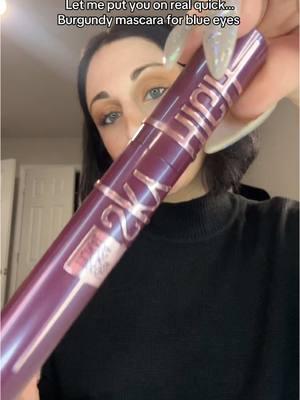 burgundy mascara 🤝🏼 me  #burgundymascara #skyhighmascara #skyhighburgundyhaze 