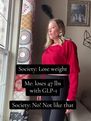 Y’all make up your mind! But while you do, I’ll be living my best, skinny, healthy life! GLP-1 meds are saving lives! Check out my profile 😉 #glp1 #loseweightnow #glp1community #weightlossshots #peptide 