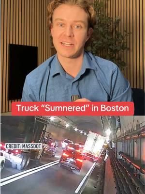 Traffic was backed up early Tuesday morning in Boston’s Sumner Tunnel as a big rig truck appeared to be attempting to reverse through the tunnel.  @Matt Fortin #nbc10boston #boston #massachusetts #travel #traffic #news #video #fyp 