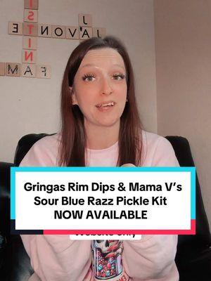 @Gringasrimdips Sour Blue Razz Pickle Kit Now AVAILABLE!! WEBSITE ONLY, link in my bio!! #gringasrimdips #mamavscandy #sour #extremesour #blueraspberry #picklekit #newdropalert🚨 #candytok #gushers #fyp 