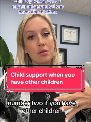 If you have other children in Florida, make sure the court ordered child support is deducted from your income when calculating the child support amount. If you do not have a court order but do support other children voluntarily (bio or adopted), then you can ask the court to deviate from the child support guidelines. #divorcesupport #divorce #childsupport #childcustody #floridacourt #floridalawyer #childsupportproblems #childsupportattorney #divorcetips #floridalawyer #divorceddad #divorcedmom #divorced #vettelaw 