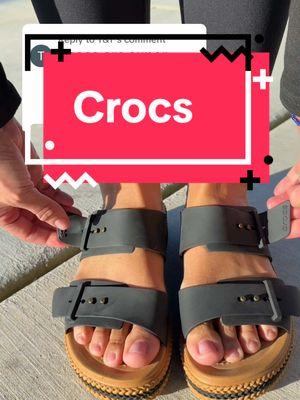 Replying to @T&T will you get blisters with these #crocs sandals ?  #crocsgang #sandals #wedgesandals #comfortablesandals #crocs4life #crocswithnosocs #qualitysandals #melsfinds #womenover40 #genx #40andover #fashionforwomenover40 #fallfashion #shoesforher #casualoutfitforwomen #mysupermoments #mysupermoments #mademyyear #newyearnewaura #ttslevelup #giftguide #tiktokshopjumpstartsale  #newyearnewaura #tiktokshopjumpstart #tiktokshoploveatfirstfind #TikTokshopcreatorpicks