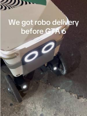 It almost ran over my toe to deliver a hot pocket 👌🏽#robodelivery #GTA6 #gtaiv 