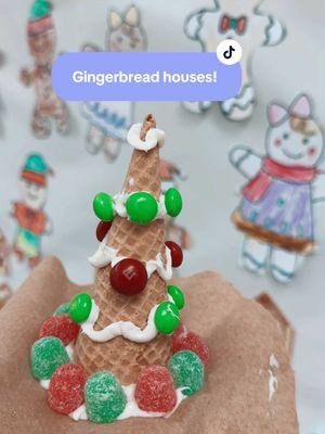 Our favorite craft from Christmas was these super fun and easy gingerbread houses!! #holidaycountdown #holidaytiktok #christmas #teachersoftiktok #christmascrafts #gingerbreadhouse #teachersoftiktok #christmasintheclassroom 