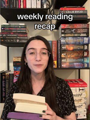 apparently i’m back in my hater era and we’re only a week into the year oof #BookTok #weeklywrapup #books #booktoker #romantasy #horror #mythology #hauntedhouse #femina #anthology #bookswithbecks 