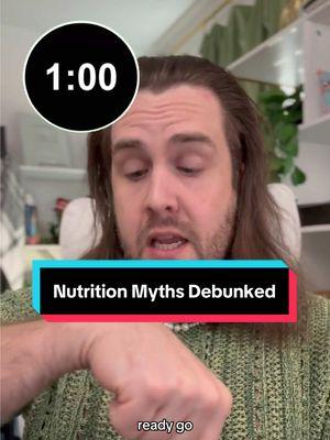 Nutrition myths debunked #nutrition #health #wellness #onlinecoaching #personaltraining 