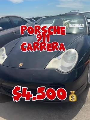 🚘PORSCHE 911 CARRERA POR $4.500💰 en la subasta de COPART✅ Año 2004 con 48.337 millas exentas. Sabiendo el daño de este vehículo, cuéntanos qué te pareció esta compra? Los leemos👀 #copart #subasta #porsche 