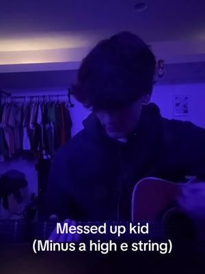 Messed up kid messing up a song #cover #messedupkid #tylerchilders #music #acousticcovers #musiciansoftiktok #singersoftiktok #fyp #foryoupage 