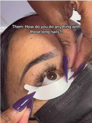 My long nail girlies know 😊🔥  #eyelashextensions #lashartist #volumelashes #bayarealashartist #lashtech #beauty #Lifestyle #SelfCare #fluffylashes #lashbusiness #lashextensions #bayarea #lashes #SmallBusiness 