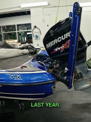 When it comes to surprises, Dan and G2 know how to be discreet.  This is about to be one badbass boat! 🚤  Stay tuned for more. 💪 #bassboat #boat #boatstuff #boatsofinstagram #tritonboats #fishing #fishingboat #wrap #vinylwrap 