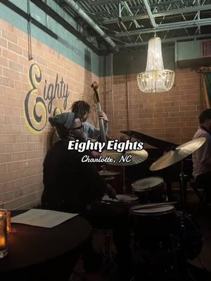 If you like Jazz or if you’re looking for something different to do on a night out in Charlotte, you definitely need to check out eighty eights!  #charlottenc #thingstodoincharlotte #charlottecontentcreator #eightyeights #charlottenightlife #charlotteinfluencer 