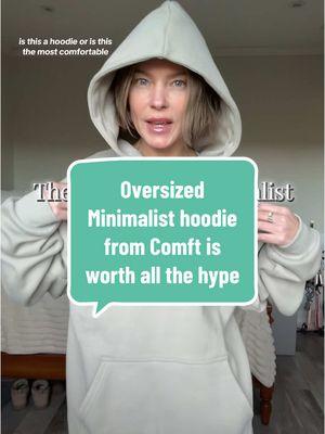 It’s not just hype, this hoodie feels like a gentle hug that instantly calmed my nervous system. There is a reason these have been viral forever!! And it’s the perfect thickness for this hot, sweaty girl. @Comfrt #comfrthoodie #comfrtminimalist #weightedhoodie #oversizedhoodie #anxietyhoodie #tiktokshopnewyearnewaura #comfyclothes #over50fashion #truegreta 