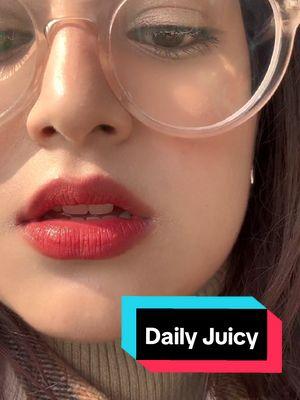 Daily Juicy moment with @selfcareshari 👄 using Juicy Lasting Tint🥰 #romand #juicylastingtint #fruitjuicy #fruittint #juicytint #lipgloss #liptint #glossylip #glowing #makeup #koreanmakeup #kbeauty