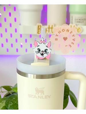 Because I’m a lady, that’s why! And every lady needs her straw to be this fabulous! #strawtopper #stanleytopper #Marie #mariearistocats #girly #stanleyaccessories 