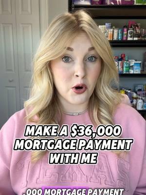 Make a $36,000 mortgage payment with me! My husband and I are attempting to pay off our home in 2025 to become completely debt free. Follow along on our journey to see how we do it! #debtfree #debtfreejourney #mortgage #mortgagepayment #savingmoney #budget #budgeting