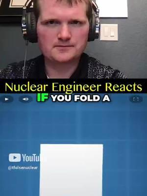 Folding Paper to the Moon - Nuclear Engineer Reacts to Zack D. Films#nuclear #reaction