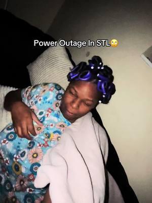 It’s A Power Outage In Stl🙏🏾#powerputagestl#snowstorm2025#stl#weatherupdate