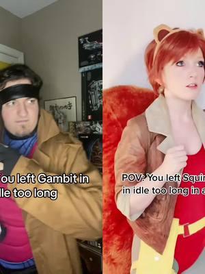 #duet with @kittyscosplay94 #squirrelgirl#gambitcosplay