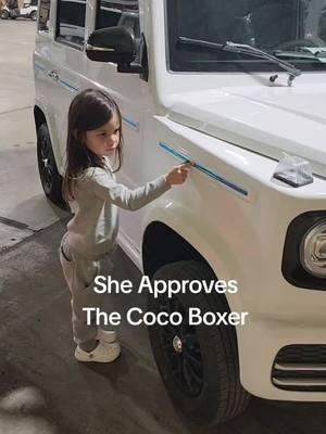 She Approves The Coco Boxer. #SaferWholesale #CocoBoxer #SmallCar #MiniCar #LowSpeedVehicle #Warehouse #ev #fyp #Fun #GolfCarts #Golfcart #Cool 