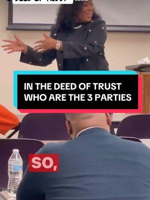 REAL ESTATE IS NOT ABOUT HOUSES @ CREDIGENICS  It’s about “REAL PEOPLE” using their SSN witch is connected to their “ESTATE” and when they pass away the REAL PROPERTY goes back to the “STATE” 🚨The Grantor (borrower) 🚨 🚨The Beneficiary (lender)🚨 🚨The Trustee (holds the legal title,often the title company)  This is why we want to get a TRUST to protect the REAL PROPERTY & allow our family to have “CONTROL” SHARE THIS HELPFUL INFORMATION TO SOMEONE YOU LOVE ♥️♥️♥️♥️ *DISCLAIMER I AM NOT AN ATTORNEY I AM AN ADVOCATE 🚨This is not financial advice nor legal advice but it’s some good information  #LEGACY #CONTROL #TRUSTEE #LIVINGTRUST #TRUSTFUNDBABY #ASSETPROTECTION  #IRREVOCABLETRUST  #GRANTOR #OWNNOTHINGCONTROLEVERYTHING  #REALPROPERTY #REALESTATE #LINEDANCE #DEEDOFTRUST #TRUSTOWNEVERYTHING  #TRUSTWORTHYTALK #STAYROOTED