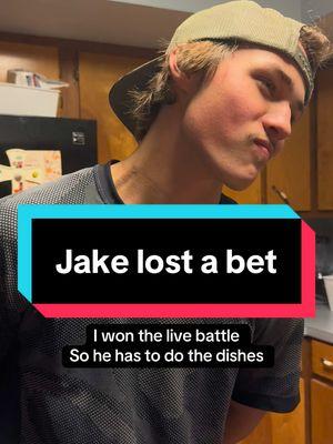 A bet is a bet! 😂😂😂🥇 @Jake Alligood #bet #lost #payup #son #funny #welcomeback 