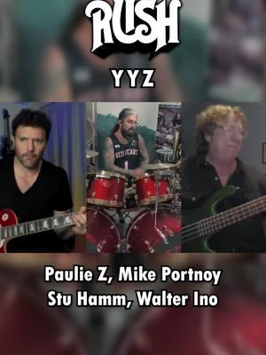 5 years ago today we lost Neil Peart of Rush. One of the greatest musicians of all time. Let's celebrate his life with a cover of YYZ we did for the David Z Foundation fundraiser in 2020, featuring the iconic Mike Portnoy on drums, Stu Hamm on Bass and Walter Ino on keys! #rush #rushcover #neilpeart #drums #yyz