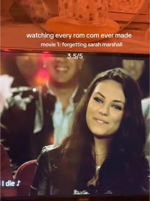 making it my mission to watch every rom com this year bc I love rom coms sm and need new ones to watch :) #forgettingsarahmarshall #romcoms #films #movies #milakunis #howimetyourmother 